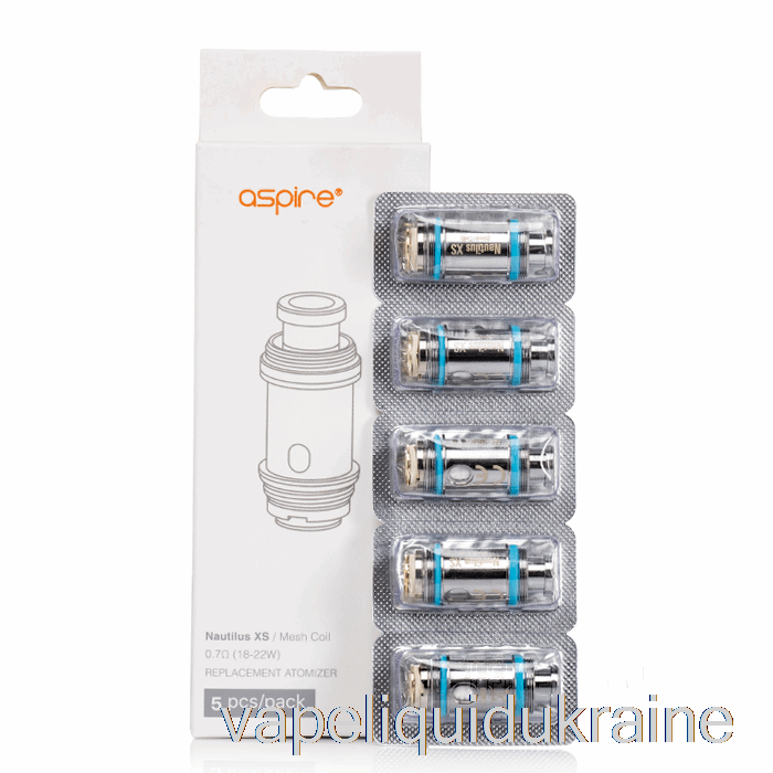 Vape Liquid Ukraine Aspire Nautilus XS Replacement Coils 0.7ohm Nautilus XS Coils